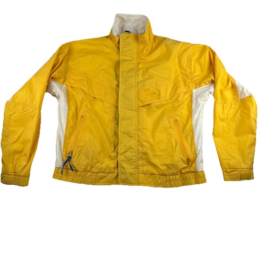 Vintage Levis Thunder Road Mens Ski Snow windbreaker Jacket Yellow Large outdoor